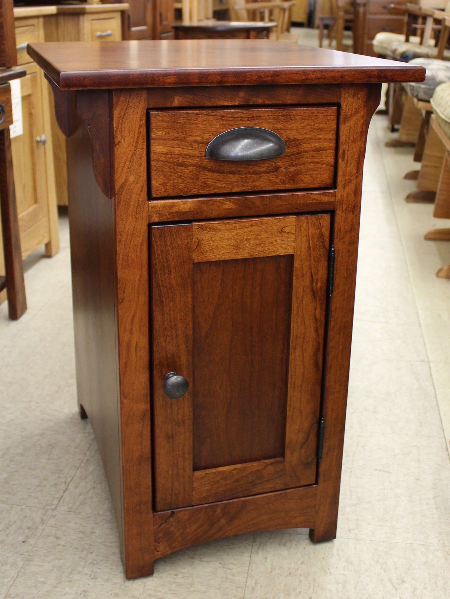 Lancaster Mission One Door Chair Side Table