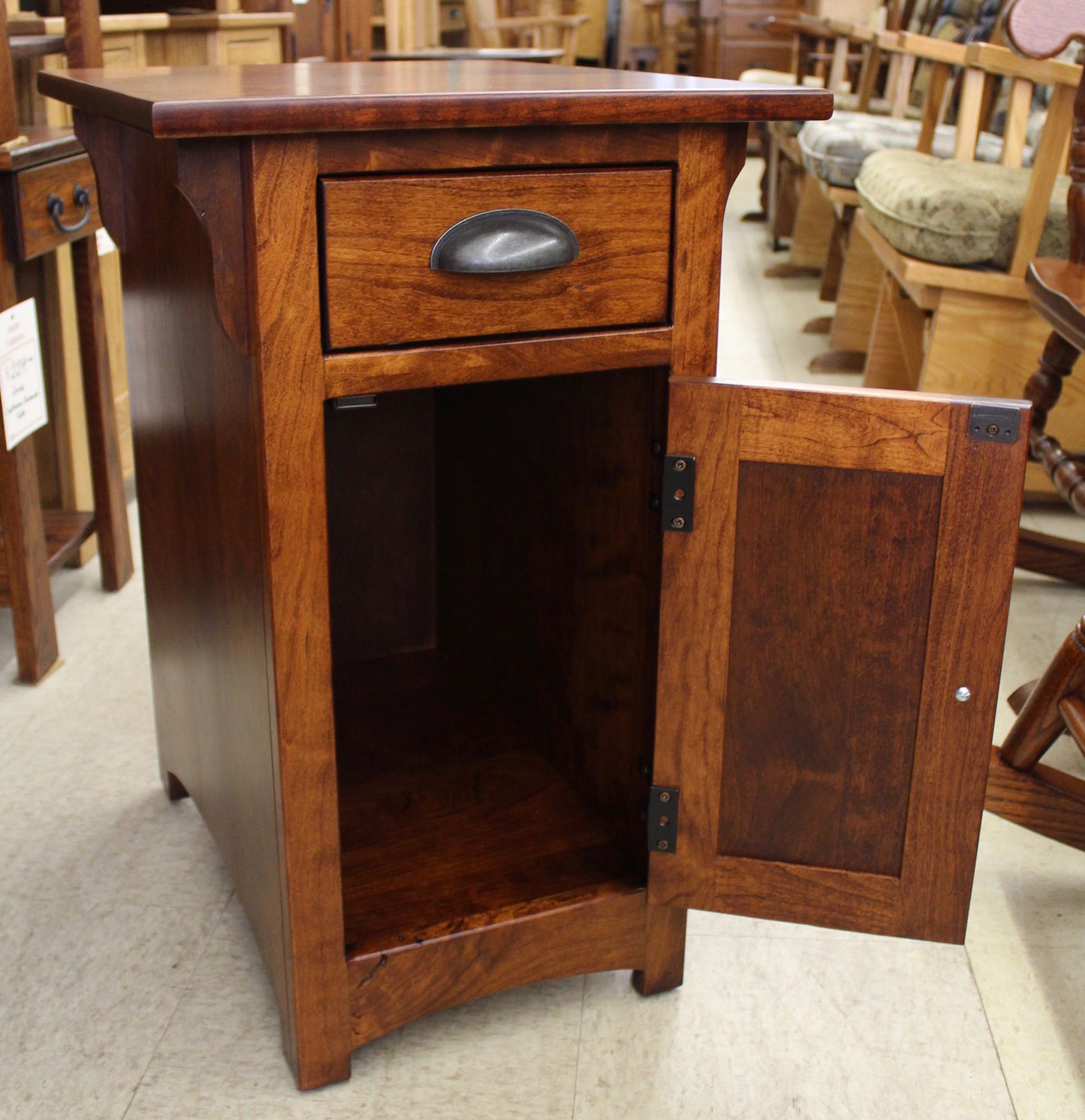 Lancaster Mission One Door Chair Side Table