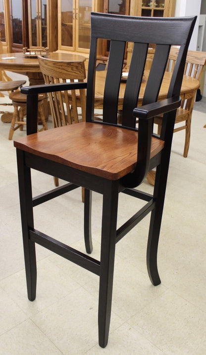 30″ Curlew Bar Chair with Arms