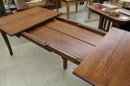 42″ x 60″ Vienna Table in Rustic Quarter Sawn Oak