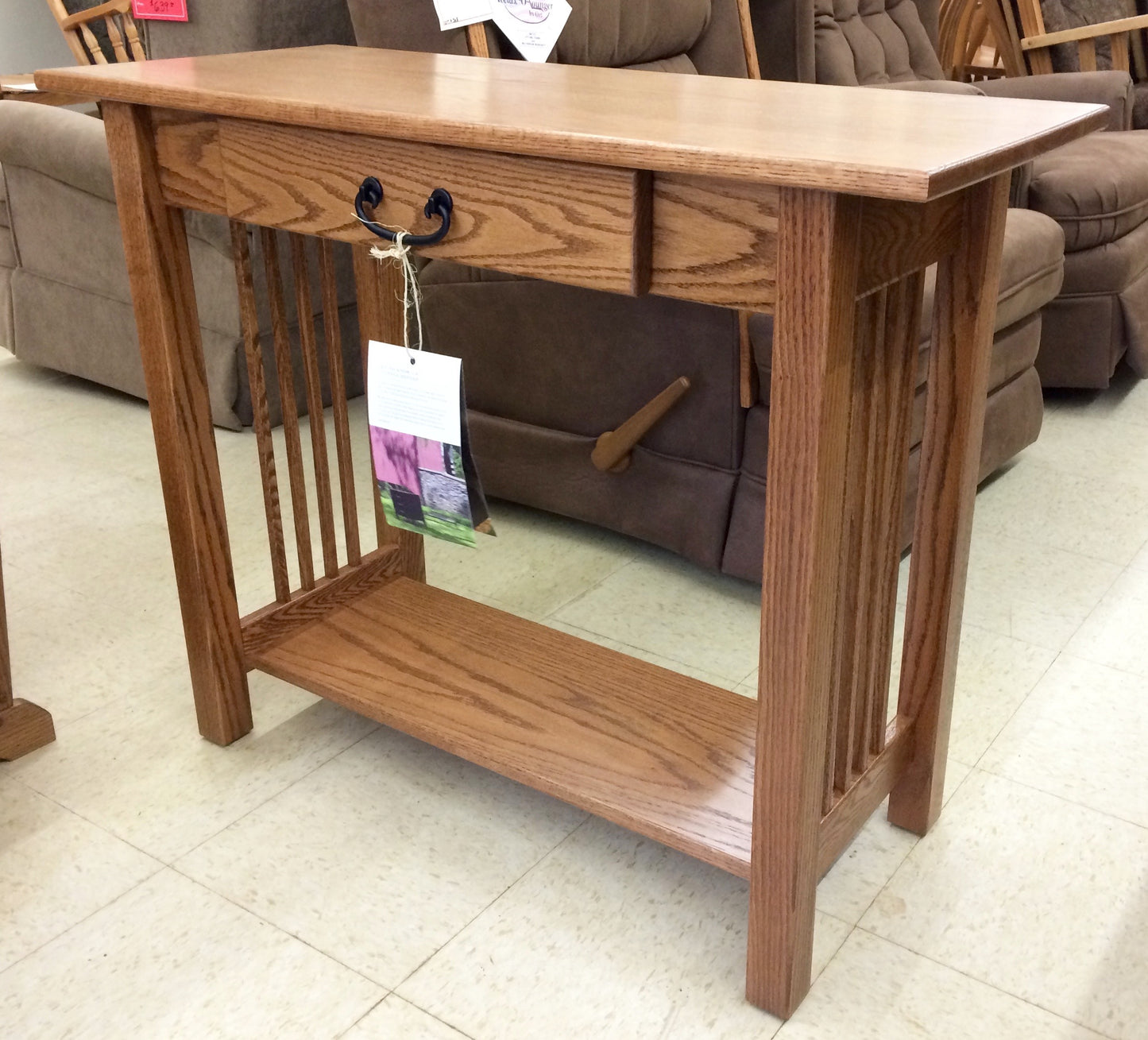 Lancaster Mission 36" Sofa Table