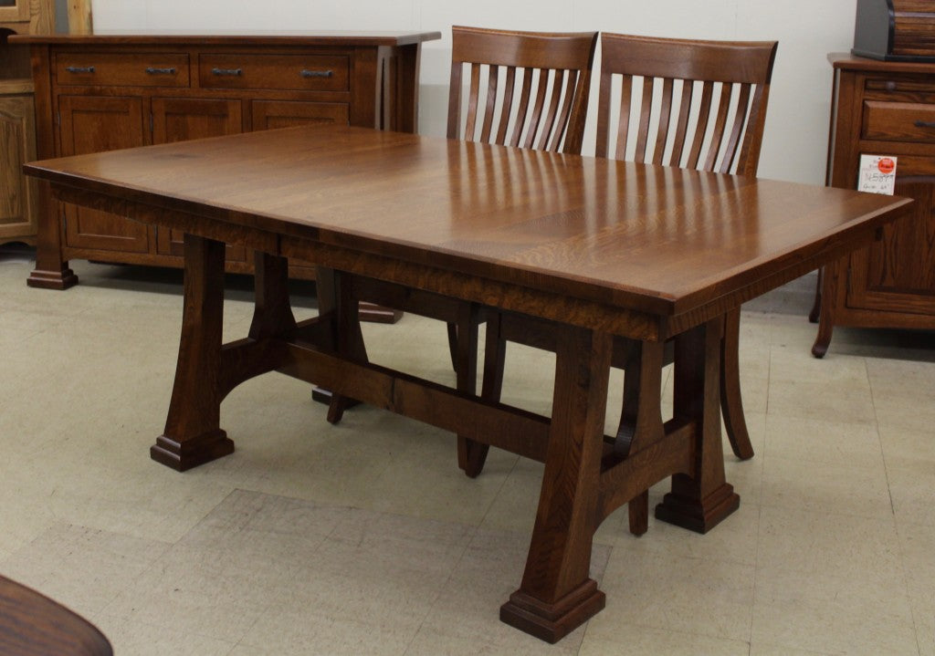 Christy Double Pedestal Table