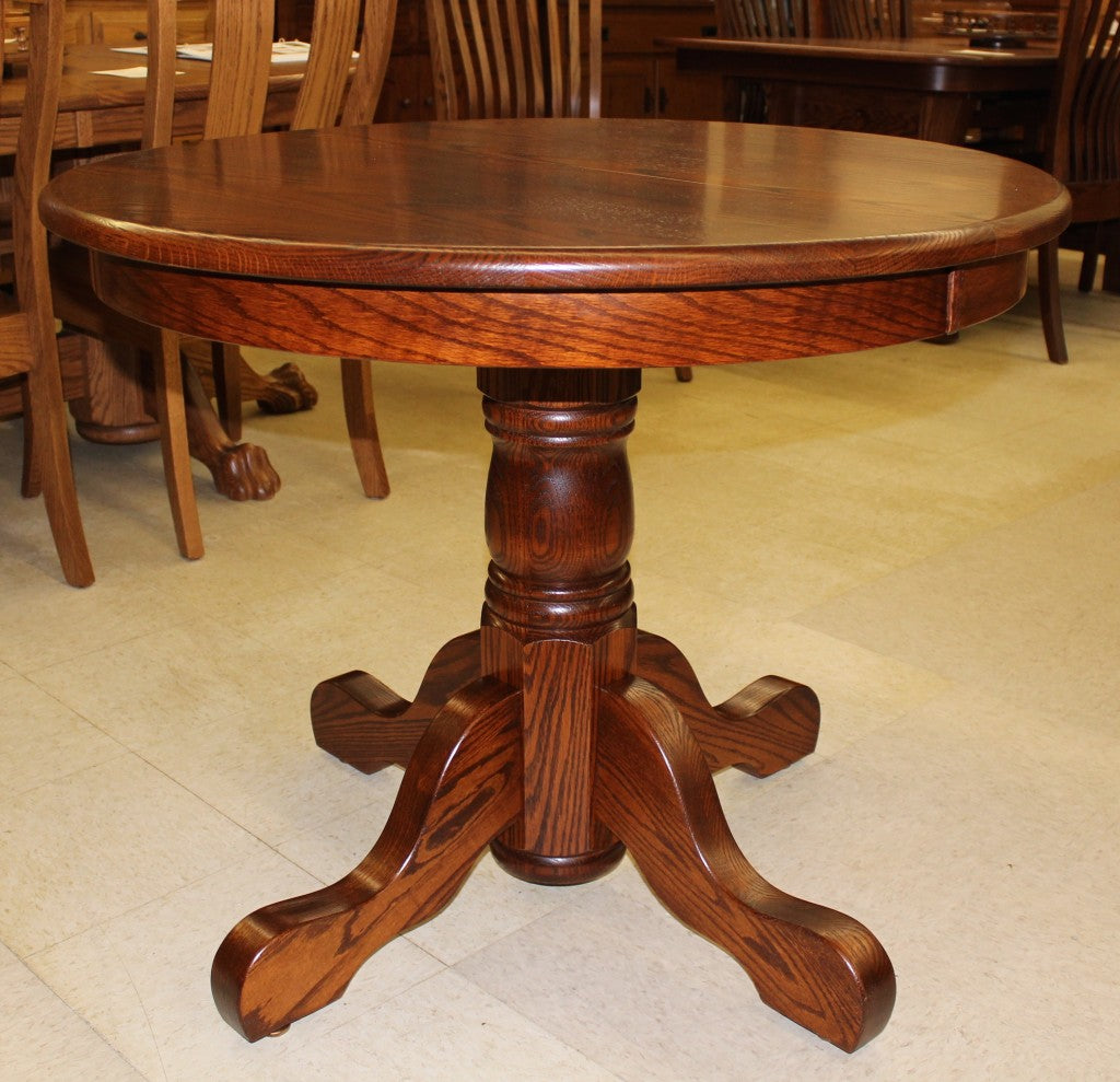 36" Round Single Pedestal Table