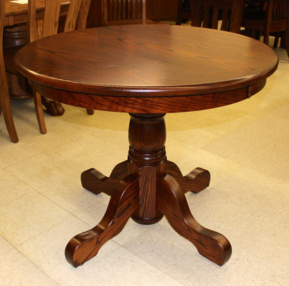 36" Round Single Pedestal Table