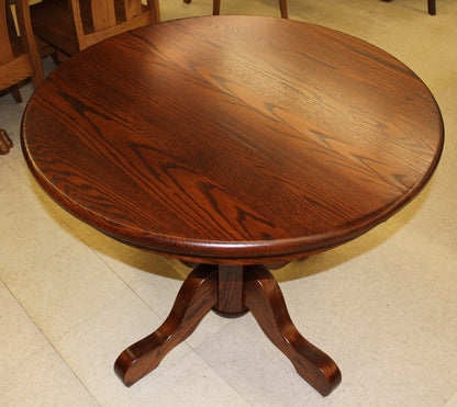 36" Round Single Pedestal Table