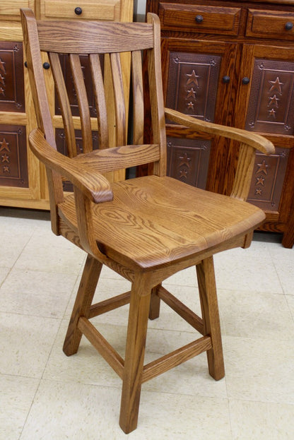 24″ Benton Bar Stool with Arms