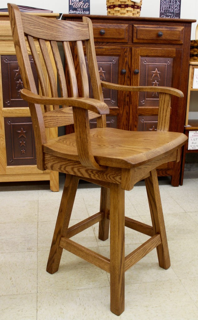 24″ Benton Bar Stool with Arms