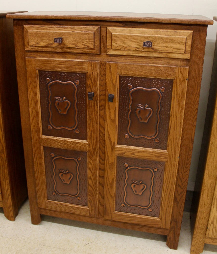 Pie Safe with Copper Apple Panels