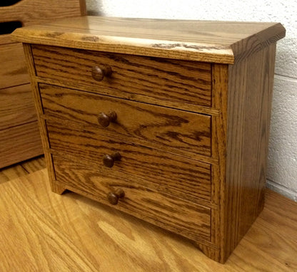 4 Drawer Shaker Jewelry Chest