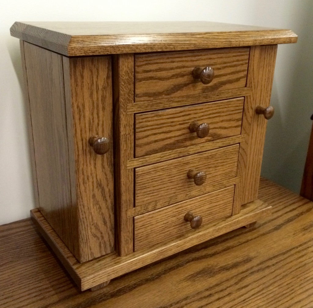 Dresser Top Jewelry Cabinet