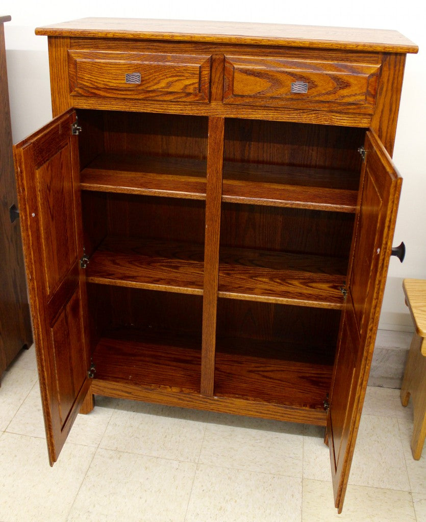 Pie Safe with Raised Paneled Doors