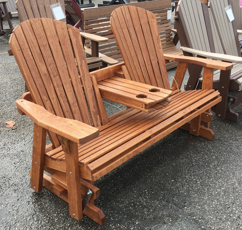 5' Adirondack Glider w/ Fold Down