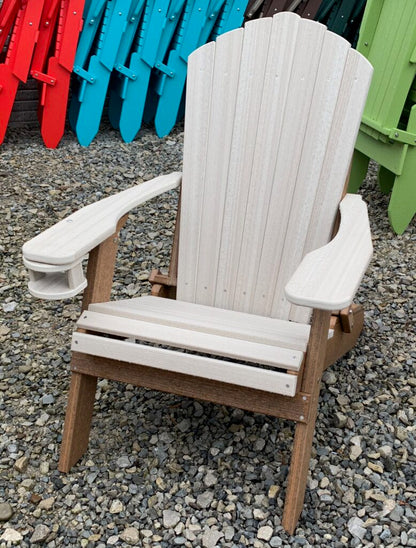 Poly Full Size Folding Adirondack Chair