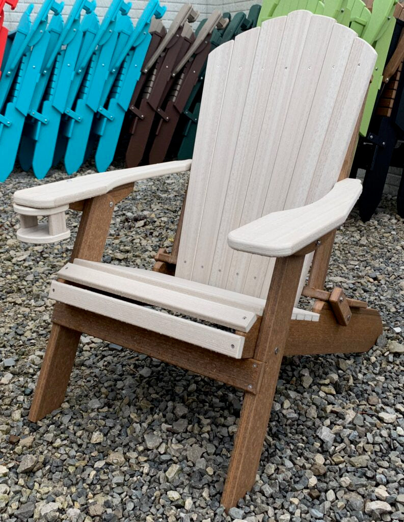 Poly Full Size Folding Adirondack Chair