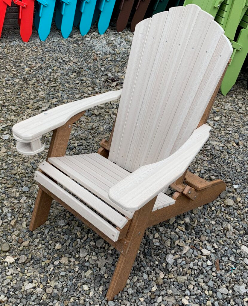 Poly Full Size Folding Adirondack Chair