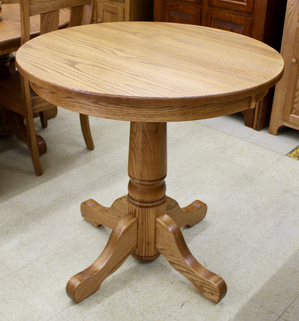 36" Round Single Pedestal Pub Table