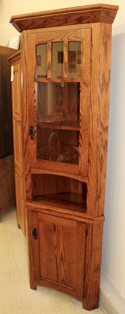 Small 20″ Corner Mission Hutch