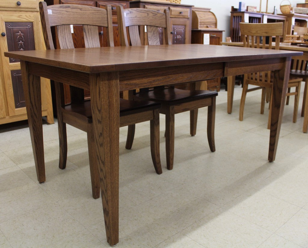 Shaker Farm Table with 18″ Butterfly Leaf