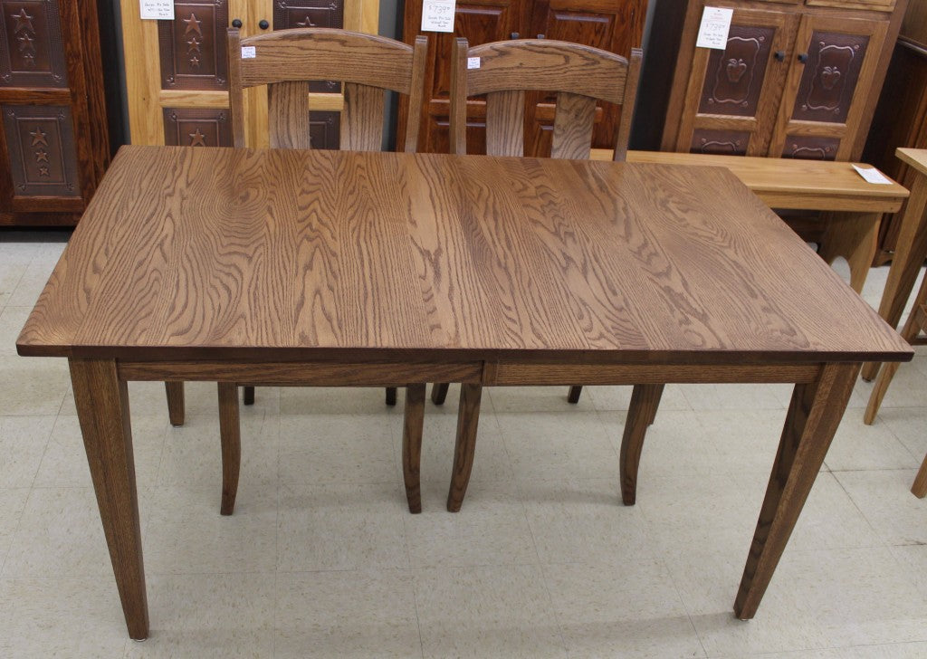 Shaker Farm Table with 18″ Butterfly Leaf