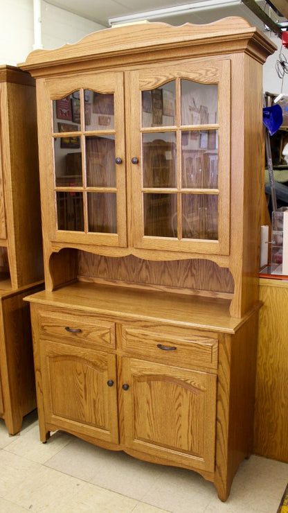 2-Door Country Hutch [50″ Wide]