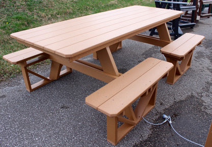 Poly 7′ Walk In Picnic Table