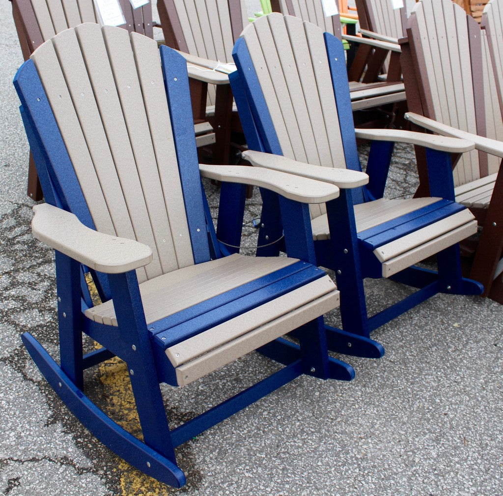 Poly Adirondack Rocking Chair