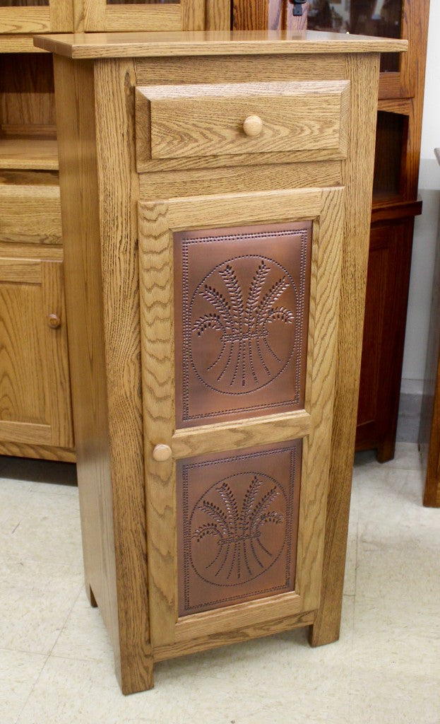 Paris Jelly Cabinet Safe with Copper Wheat Panels