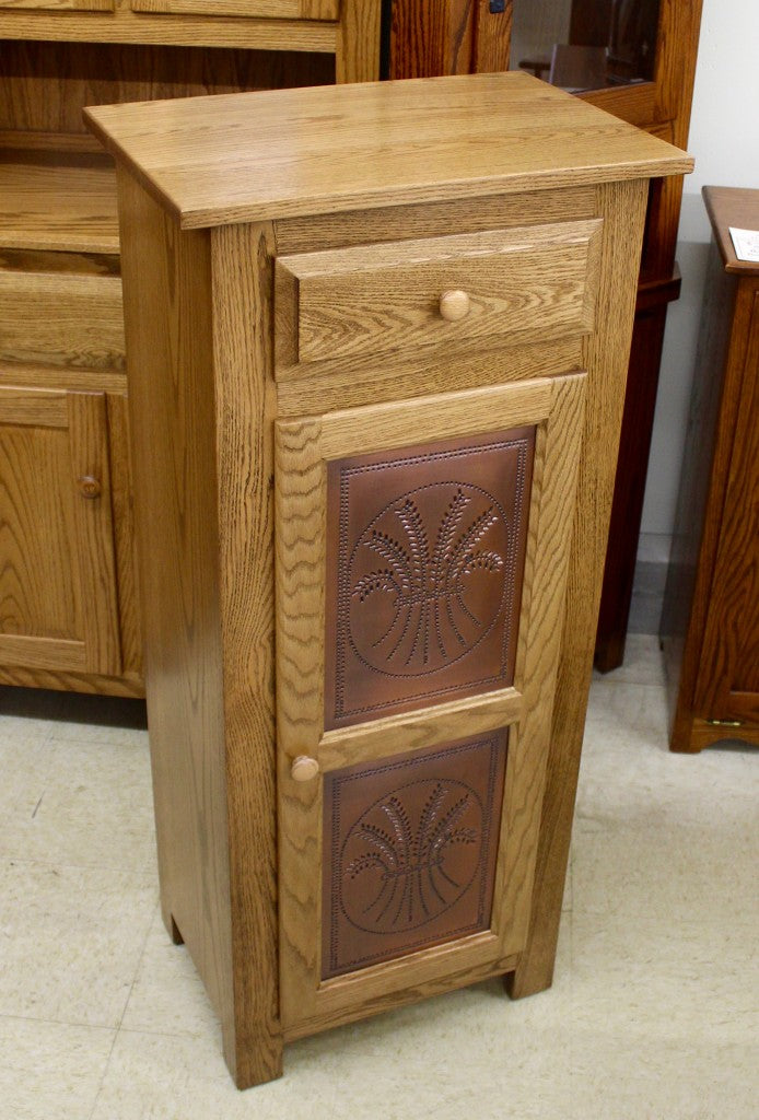 Paris Jelly Cabinet Safe with Copper Wheat Panels