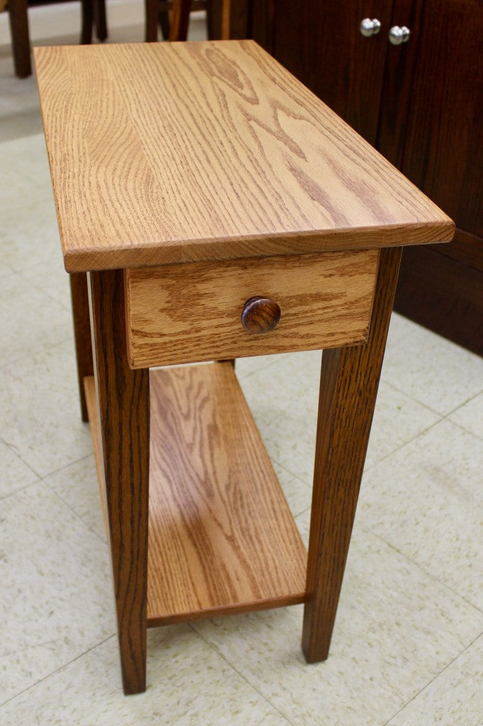 Shaker Chair Side Table with Two-Tone Finish