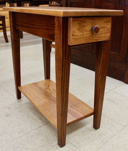 Shaker Chair Side Table with Two-Tone Finish