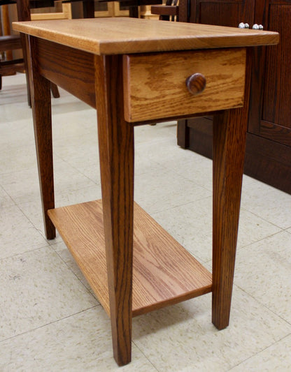 Shaker Chair Side Table with Two-Tone Finish