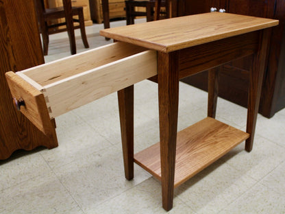 Shaker Chair Side Table with Two-Tone Finish