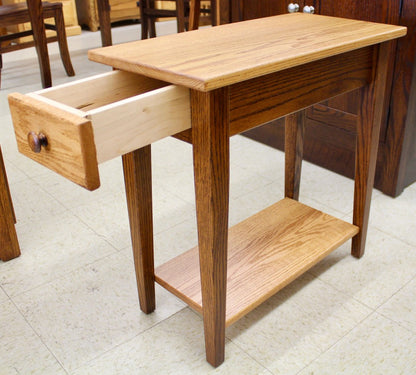 Shaker Chair Side Table with Two-Tone Finish