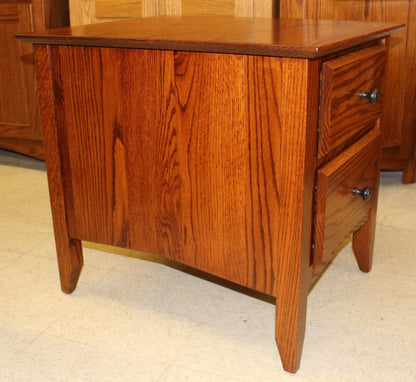 Danville Two Drawer End Table