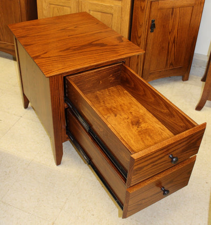 Danville Two Drawer End Table