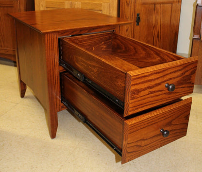 Danville Two Drawer End Table