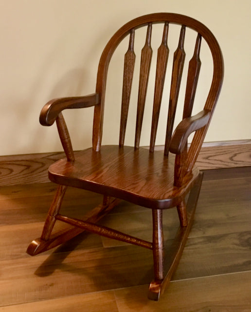 Arrow Back Child’s Rocking Chair