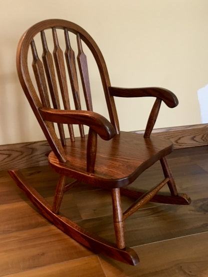 Arrow Back Child’s Rocking Chair