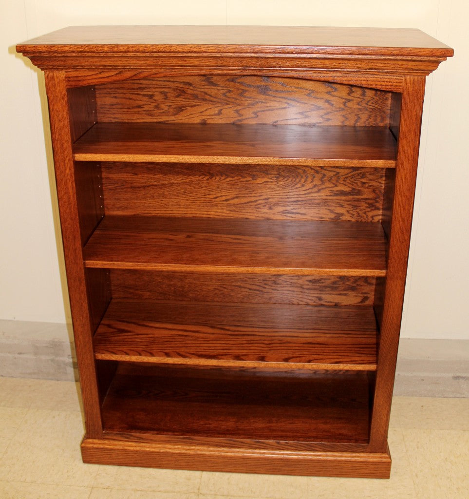 4′ Deluxe Traditional Bookcase [37 1/2″ Wide]