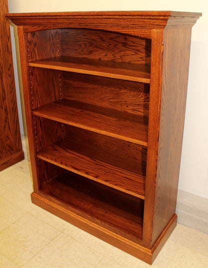 4′ Deluxe Traditional Bookcase [37 1/2″ Wide]