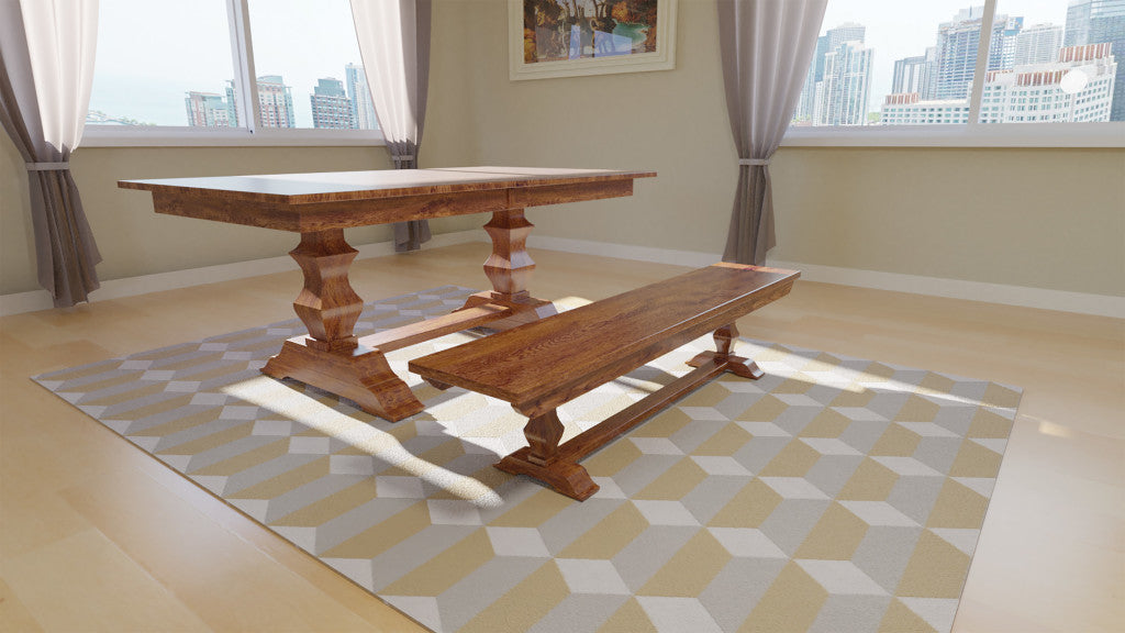 Jessica Double Pedestal Table