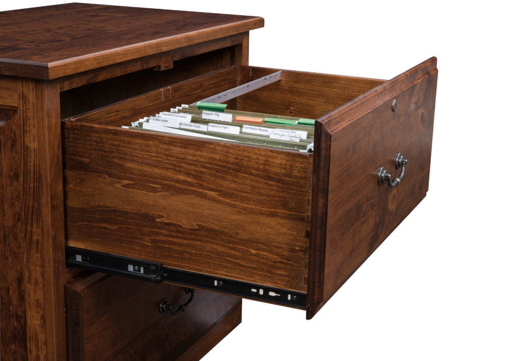 2 Drawer Raised Panel Lateral File Cabinet