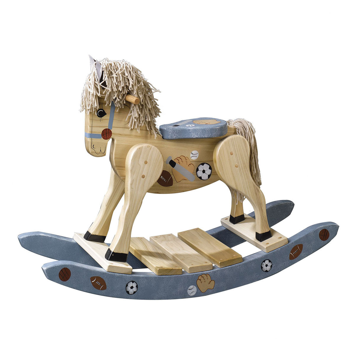 Sports Painted Hobby Horse