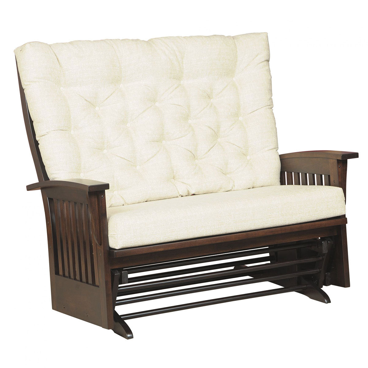 Deluxe Mission Love Seat Glider