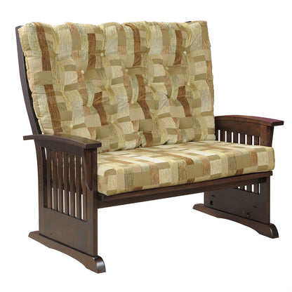 Deluxe Mission Stationary Love Seat