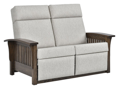 Mission Wallhugger Love Seat Recliner