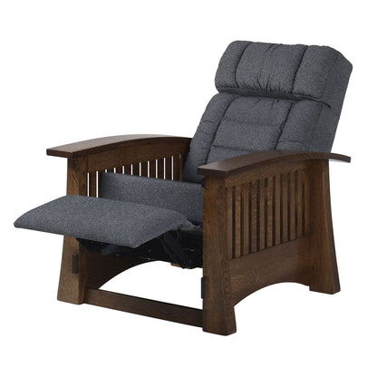 Craftsman Mission Wallhugger Recliner – Petite 22” Seat Width