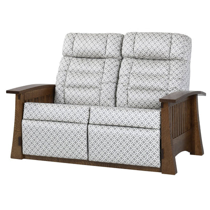 Craftsman Mission Love Seat Recliner