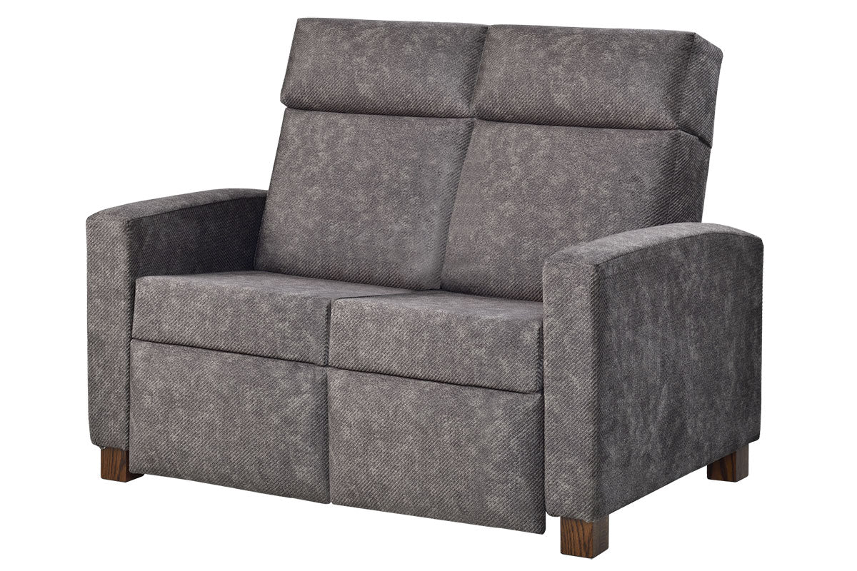 Modern Shaker Love Seat Recliner