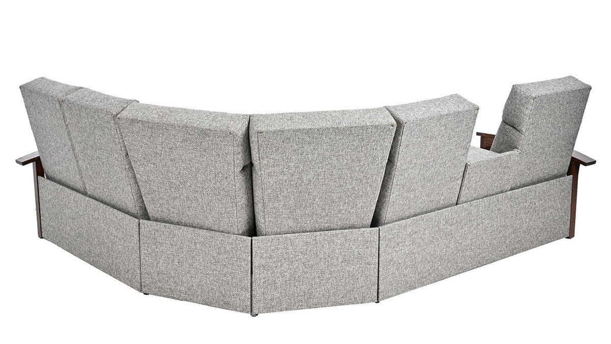 Mission Sectional Sofa - Wallhugger